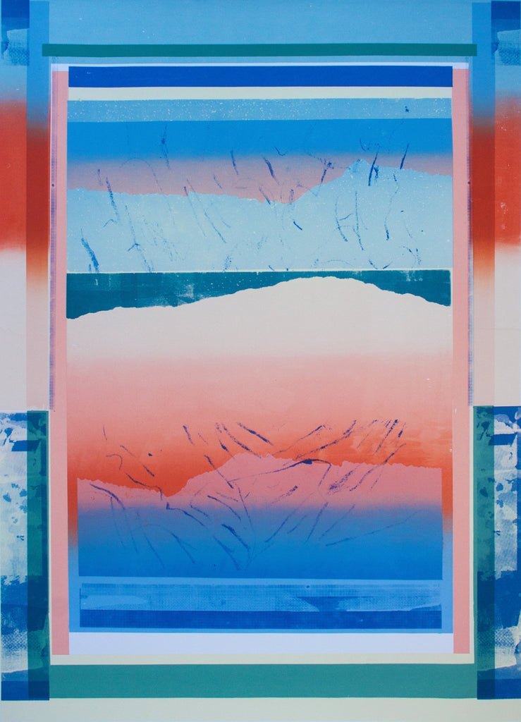'Lines Between' 59.4 x 84.1 cm Screenprint edition of 13