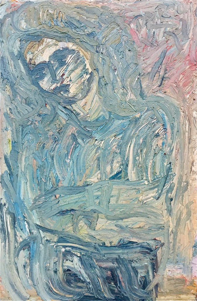 Richard Cook, Portrait of Partou in Blue