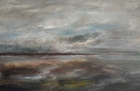David Baumforth - Bamburgh Beach to the North