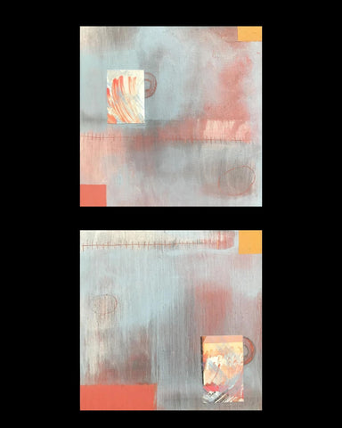 Ails McGee - Affiramtion diptych