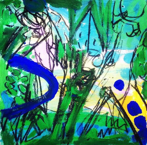Simon Crawford - Green thoughts - Figures in Landscape