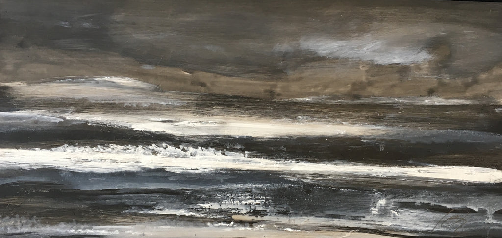 The North Sea Breaking Waves, Tide on the Wain at Hunmanby Gap