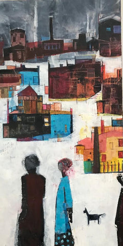 Amrik Varkalis - walking with friends