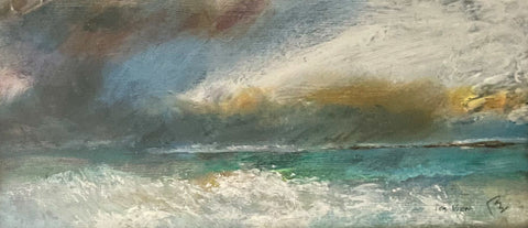 David Baumforth - Sea View from Clifftop, Cloughton Scarborough