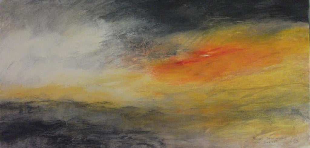 Sunset in spring above Goathland