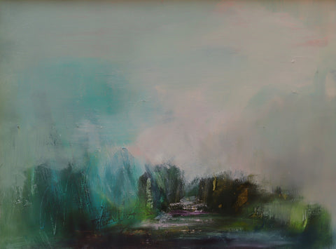 julia poulton - Teal Skies