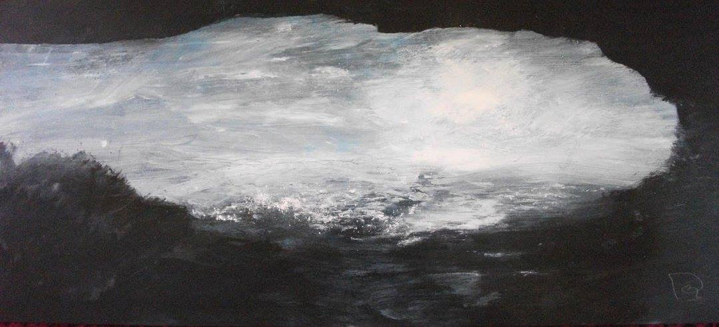 The North Sea, painted from a Cave at Flamborough, March Morning