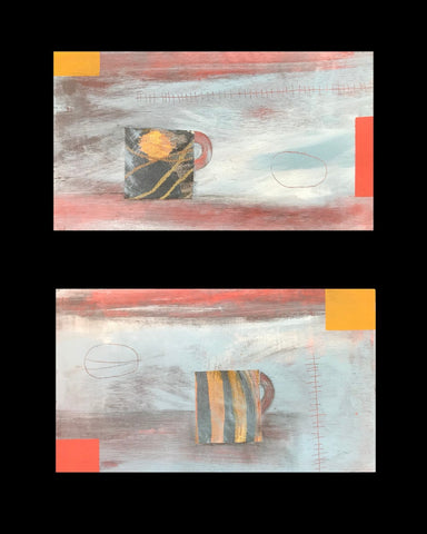 Ails McGee - Affiramtion diptych