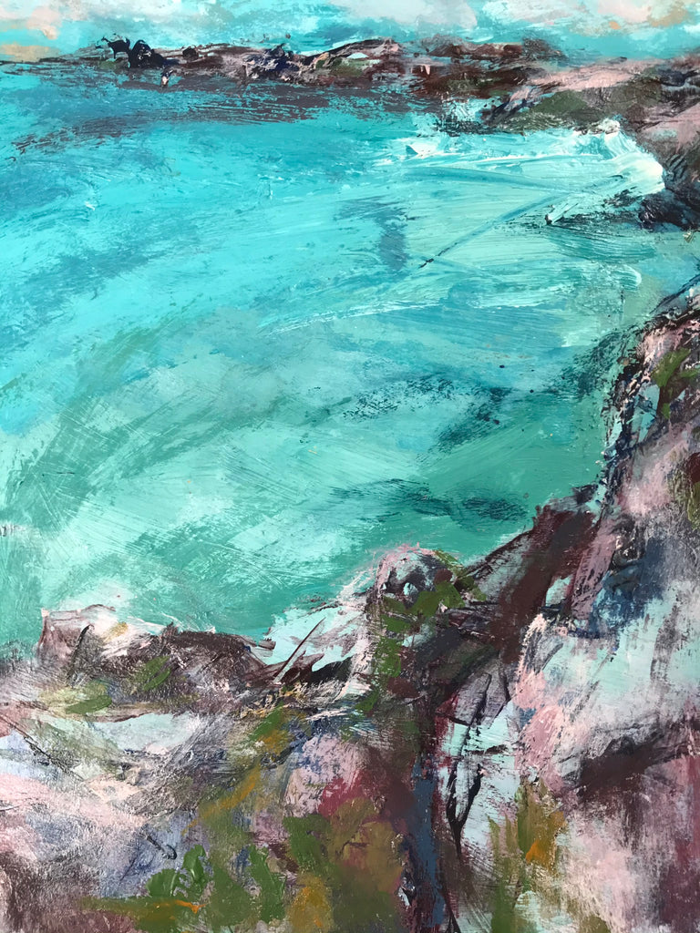 approaching Porthcurno