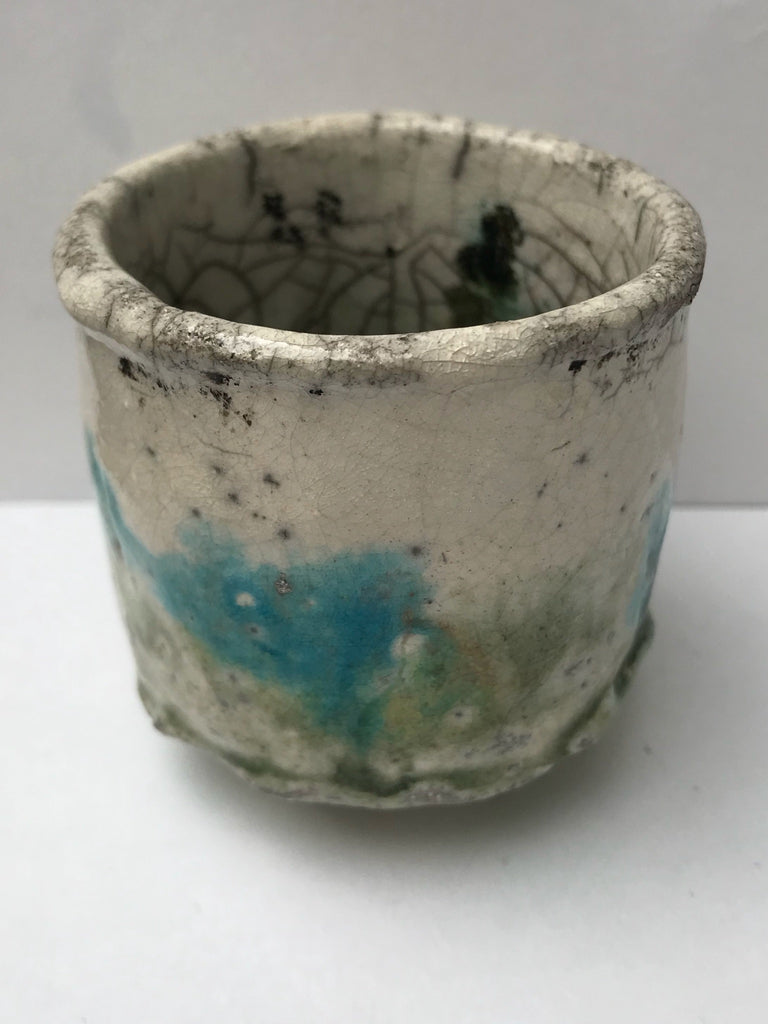 cornwall tea bowl crackle interior