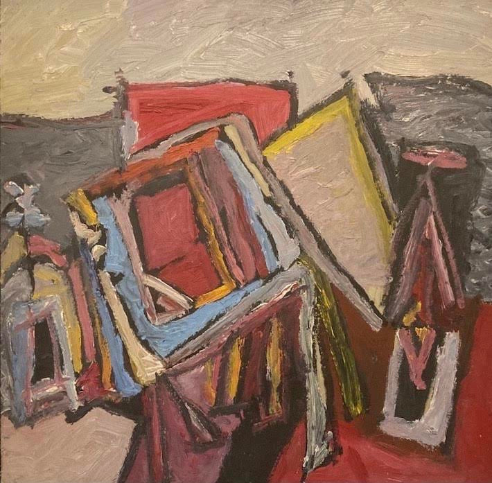 At the Easel