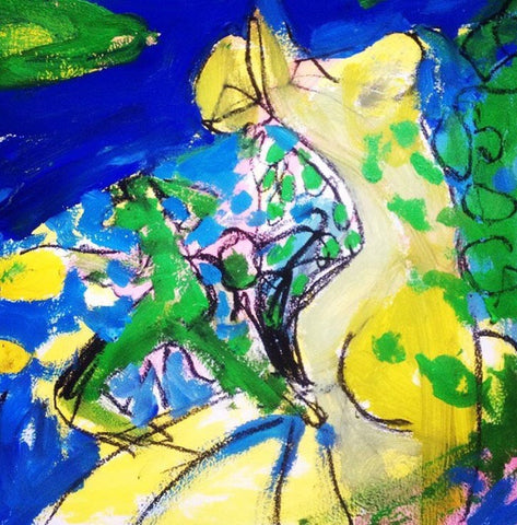 Simon Crawford - Green thoughts - Figures in Landscape