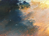 Seagulls Circling at Dusk,  Flamborough