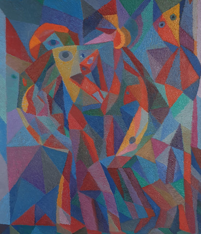 Dave Pearson - Byzantium The University Harlequin Two Yellow Halves