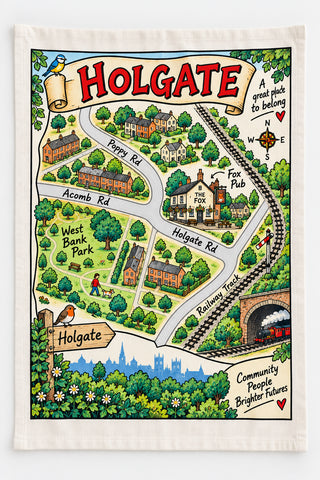 New Voice Project - Holgate Tea Towel