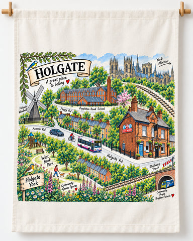 New Voice Project - Holgate Tea Towel