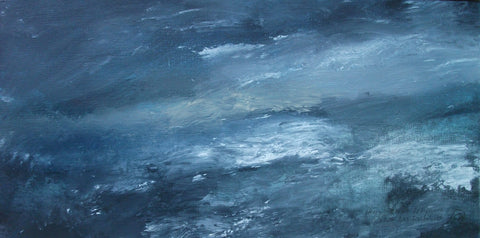 David Baumforth - Heavy seas and Reflection, North Bay Scarborough