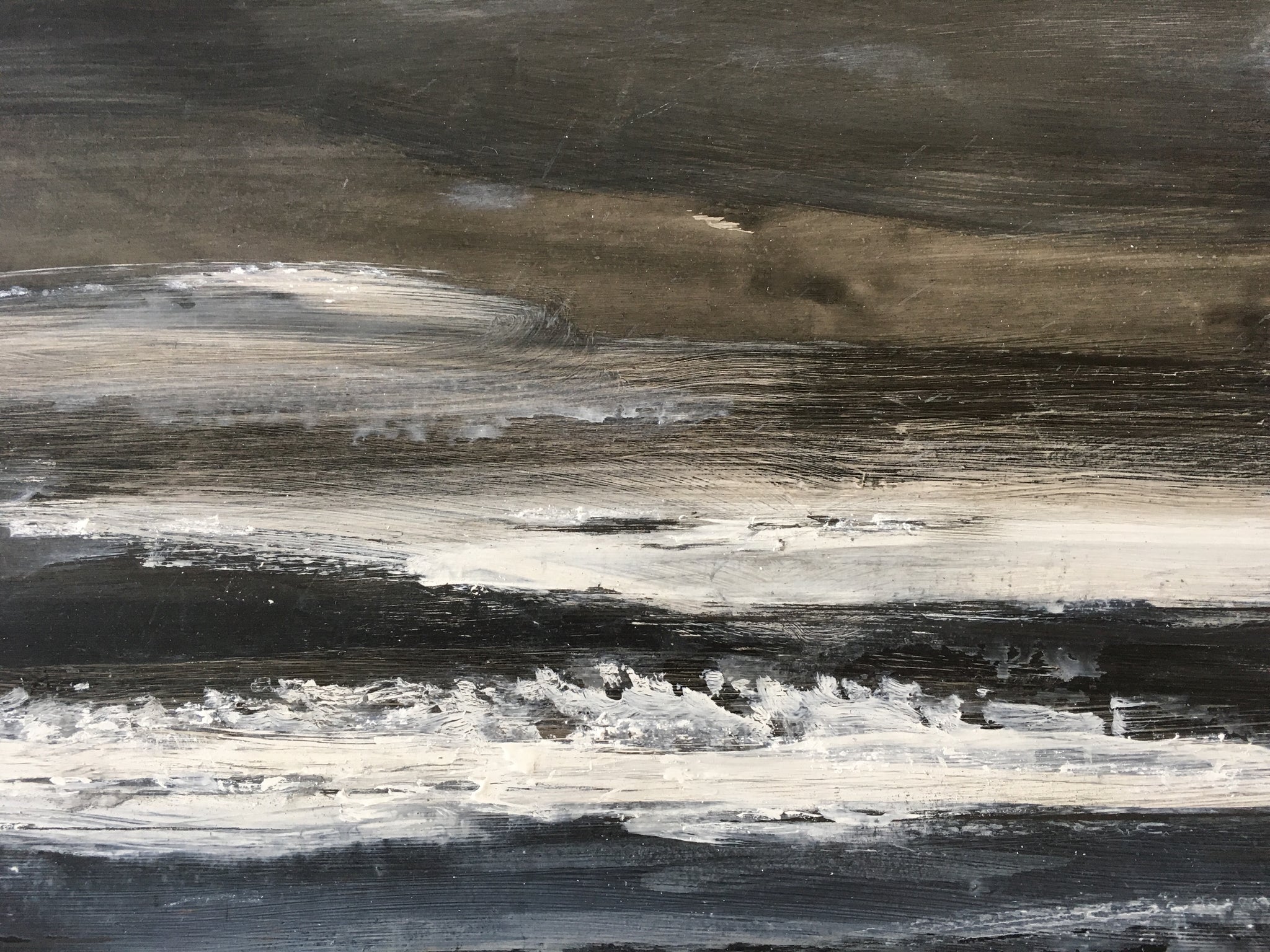 The North Sea Breaking Waves, Tide on the Wain at Hunmanby Gap According to McGee