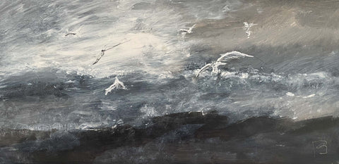 David Baumforth - Seven Seagulls Above the Cliffs