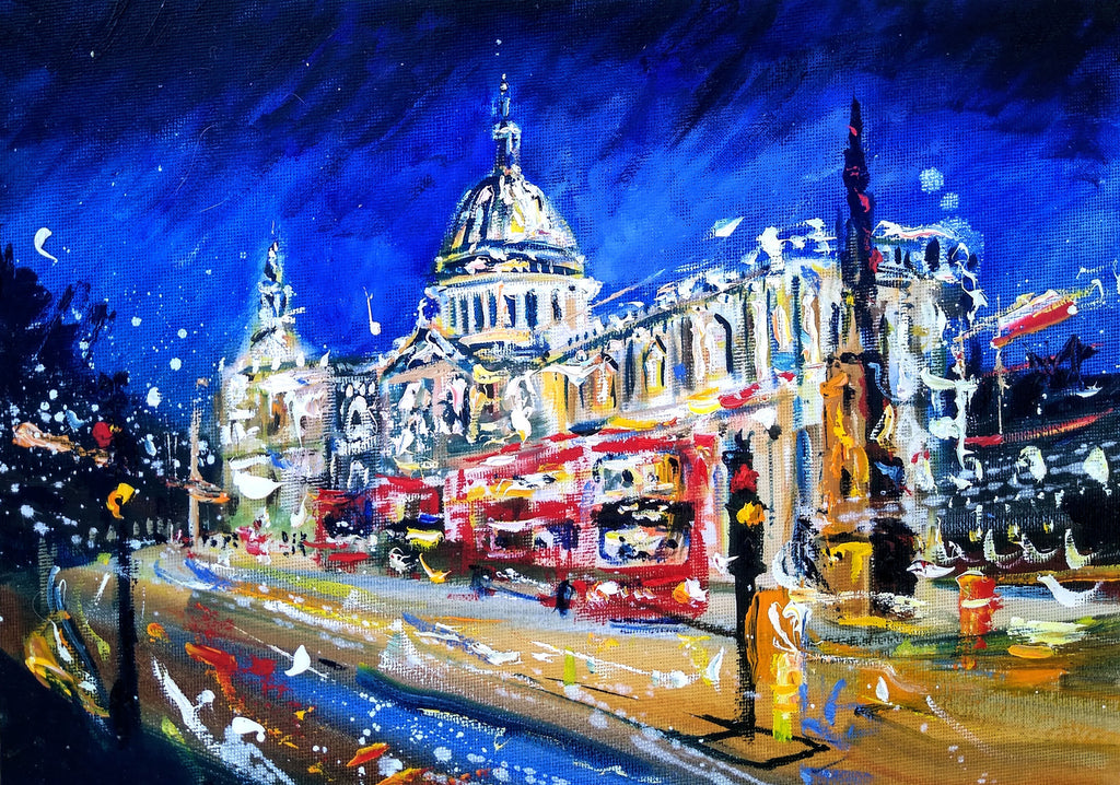 St Pauls and Red Bus